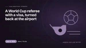Illustration for the article: A World Cup Referee With a Visa Was Turned Back at Miami Airport (June 6, 2026, Miami, Florida)